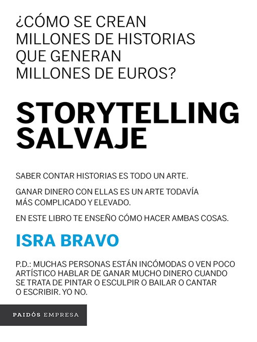 Title details for Storytelling salvaje by Isra Bravo - Available